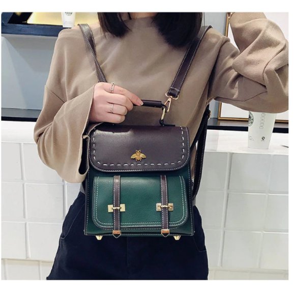 2021 BEST SELLER ! - Golden Bee Leather Backpack - Picture 7 of 10